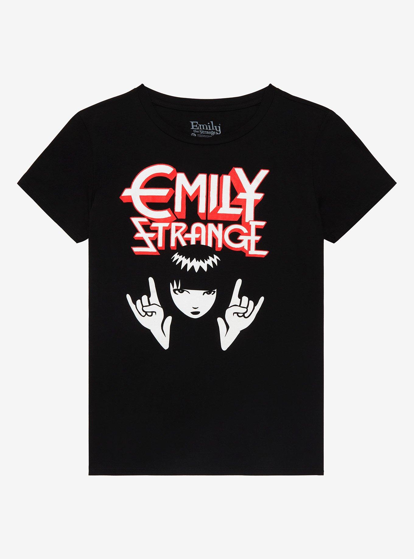 Emily The Strange Rock Boyfriend Fit Girls T-Shirt, MULTI, hi-res
