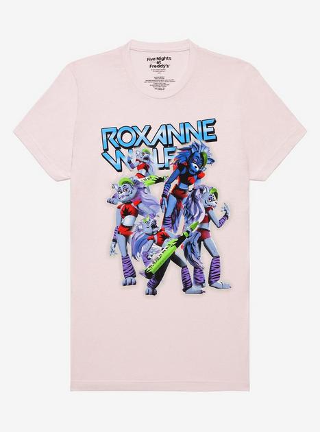 T-Shirt Girls Boyfriend Fit | Nights Hot Roxanne Wolf Freddy\'s At Five Topic