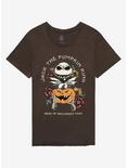 The Nightmare Before Christmas Jack Floral Girls T-Shirt Plus Size, MULTI, hi-res