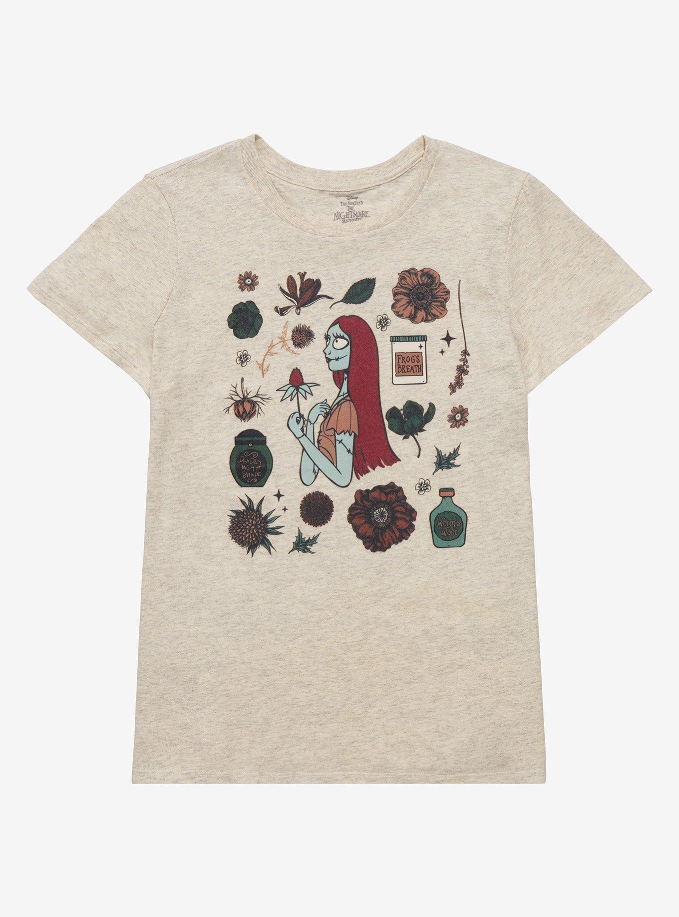The Nightmare Before Christmas Sally Herbs Boyfriend Fit Girls T-Shirt, MULTI, hi-res