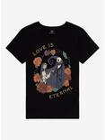 The Nightmare Before Christmas Eternal Love Girls T-Shirt, MULTI, hi-res