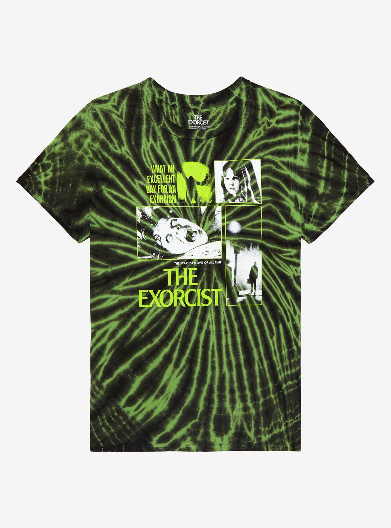 The Exorcist Excellent Day Tie-Dye Boyfriend Fit Girls T-Shirt