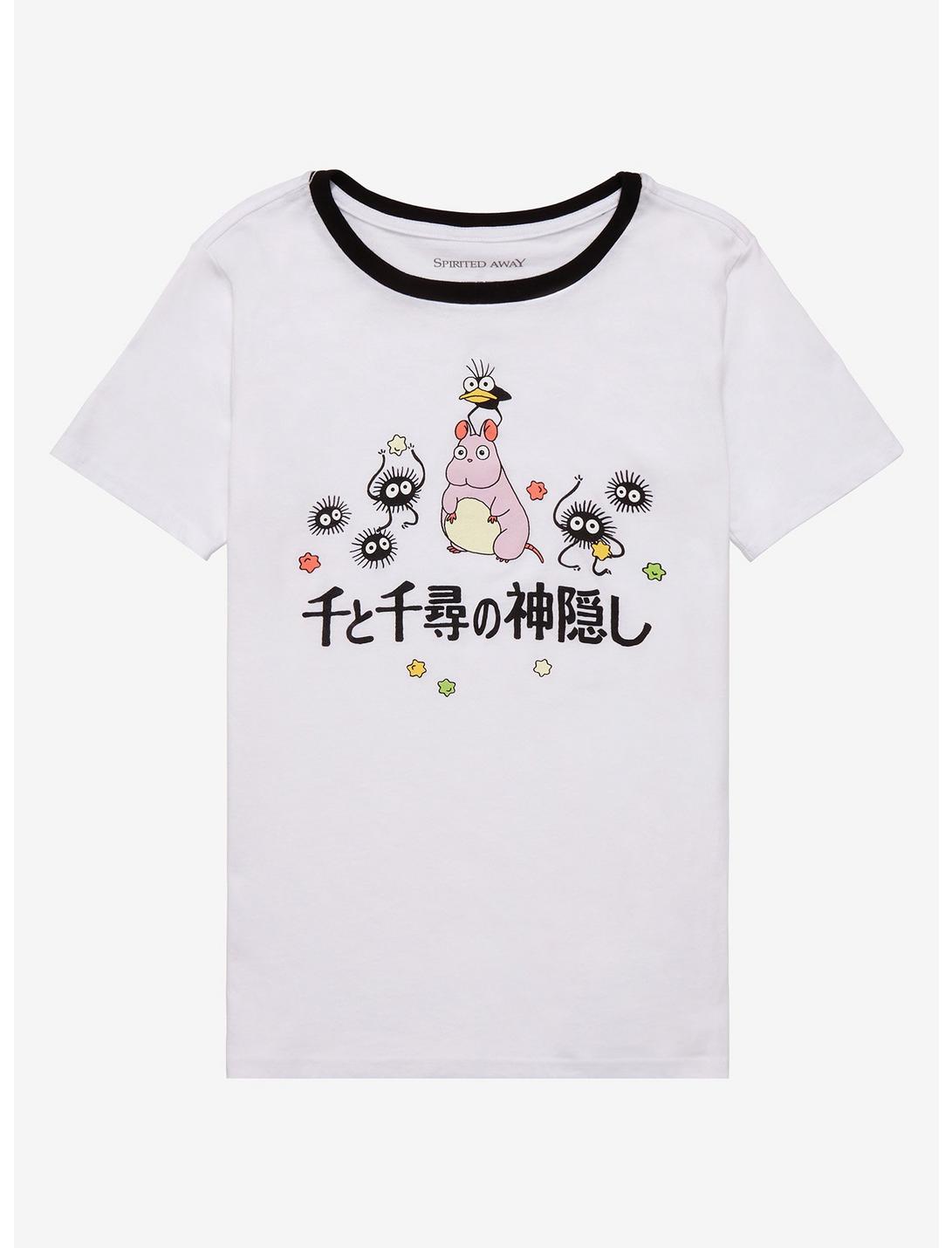 Studio Ghibli Spirited Away Trio Girls Ringer T-Shirt, MULTI, hi-res
