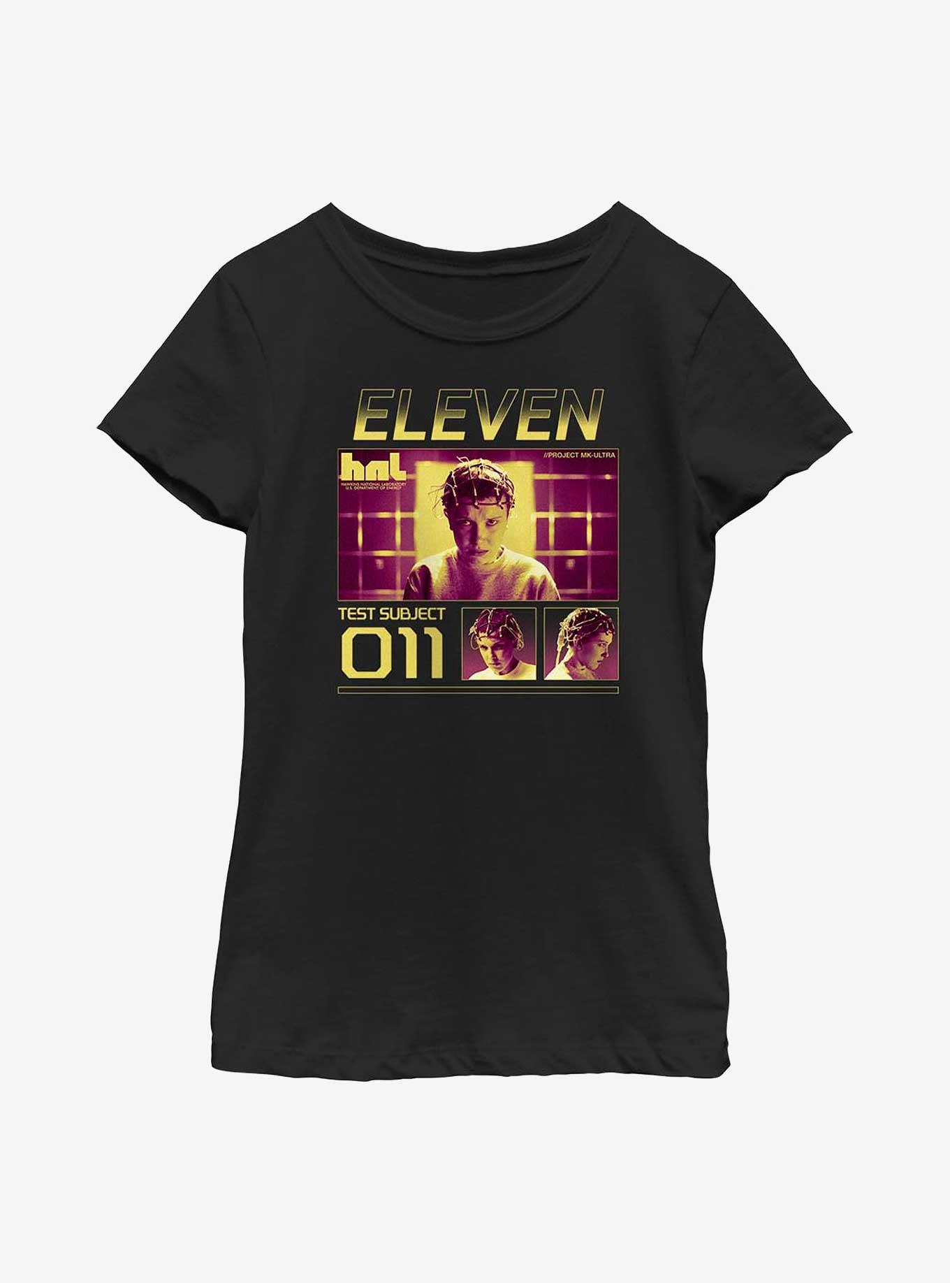 Stranger Things Test Subject 011 Youth Girls T-Shirt, , hi-res