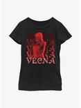 Stranger Things Vecna Stack Youth Girls T-Shirt, BLACK, hi-res