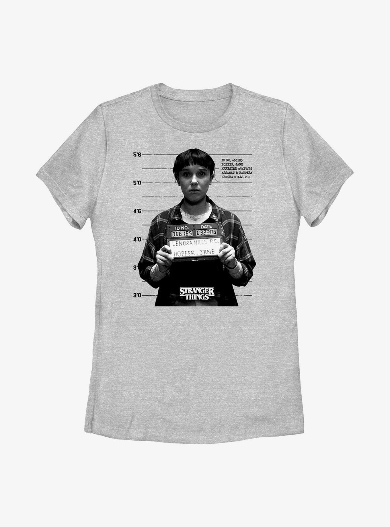 Stranger Things Jane Mugshot Womens T-Shirt, , hi-res