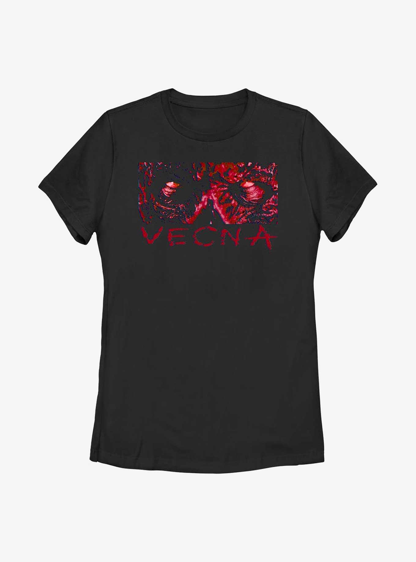 Stranger Things Vecna Eyes Womens T-Shirt, BLACK, hi-res