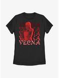 Stranger Things Vecna Stack Womens T-Shirt, BLACK, hi-res