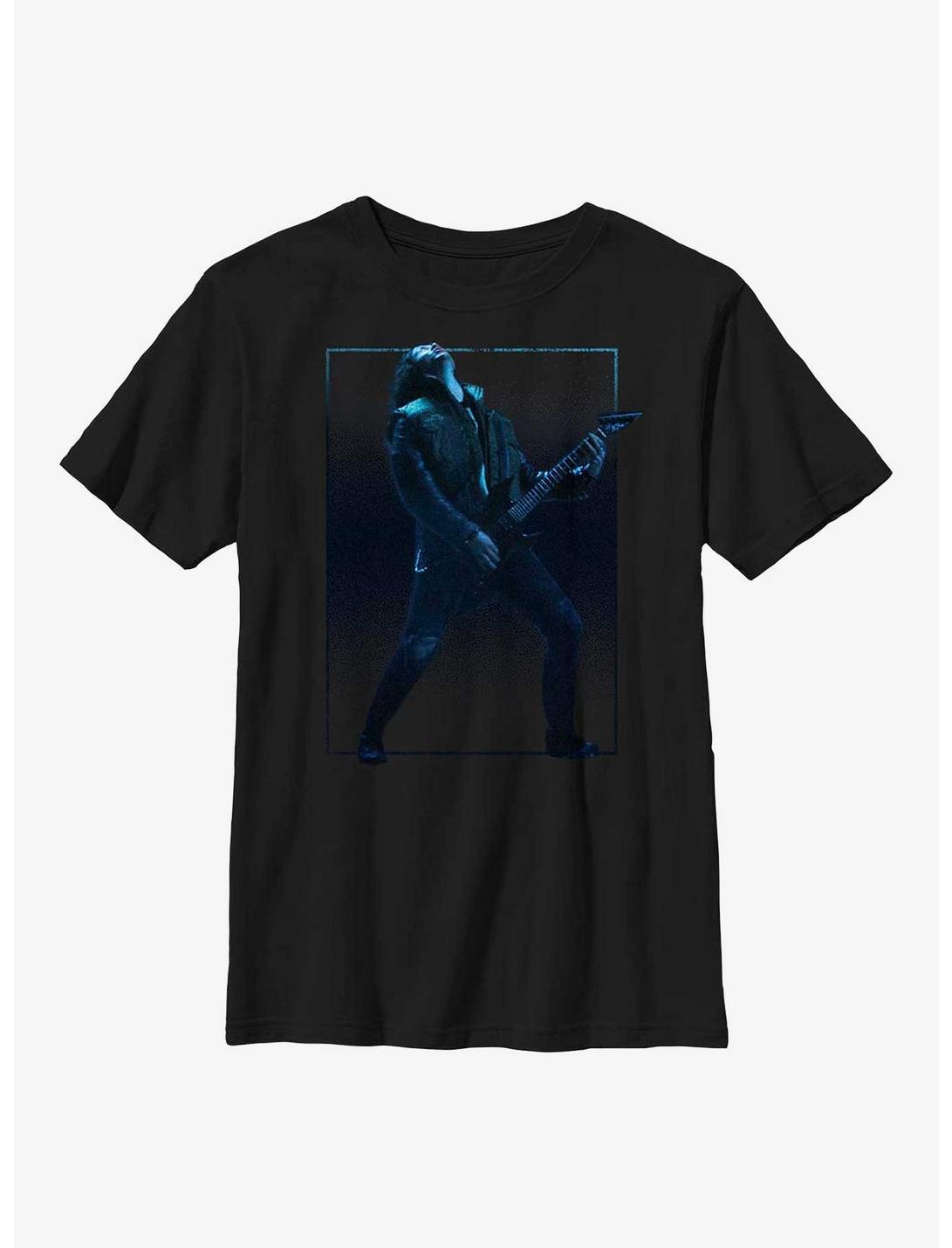 Stranger Things Eddie Guitar Solo Youth T-Shirt, BLACK, hi-res