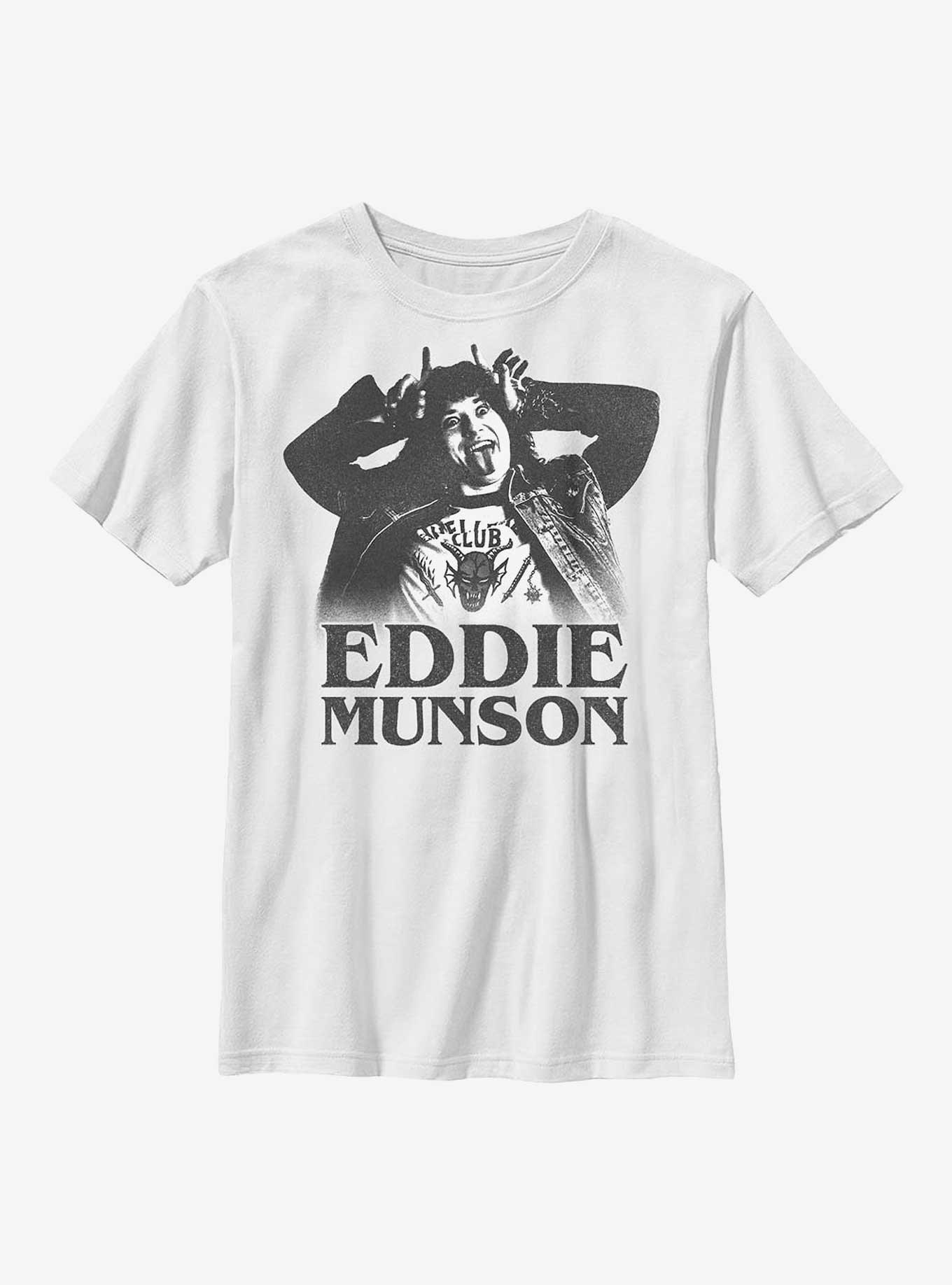 Stranger Things Eddie Munson Horns Youth T-Shirt, , hi-res
