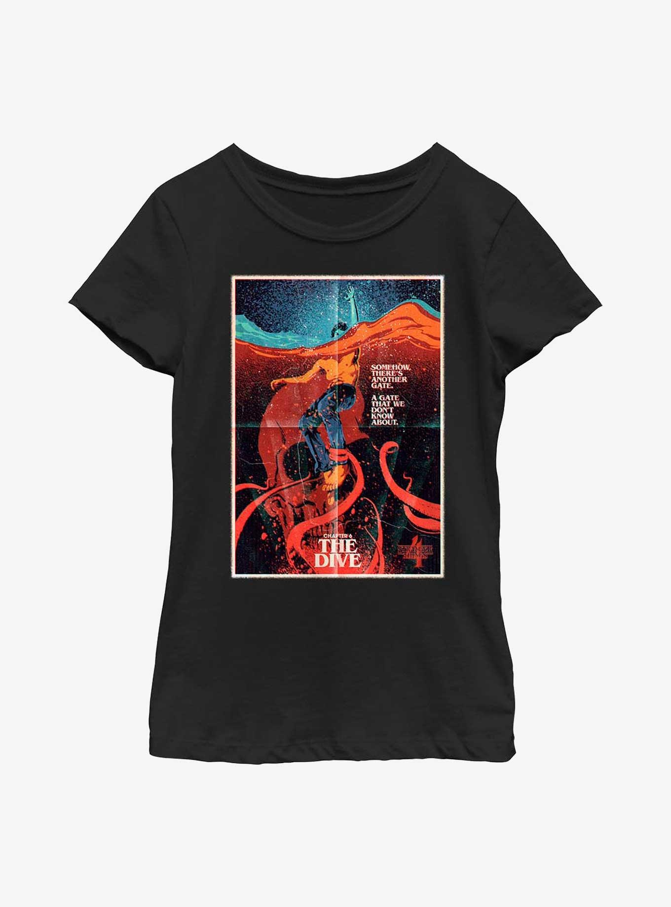 Stranger Things X Butcher Billy The Dive Youth Girls T-Shirt, , hi-res