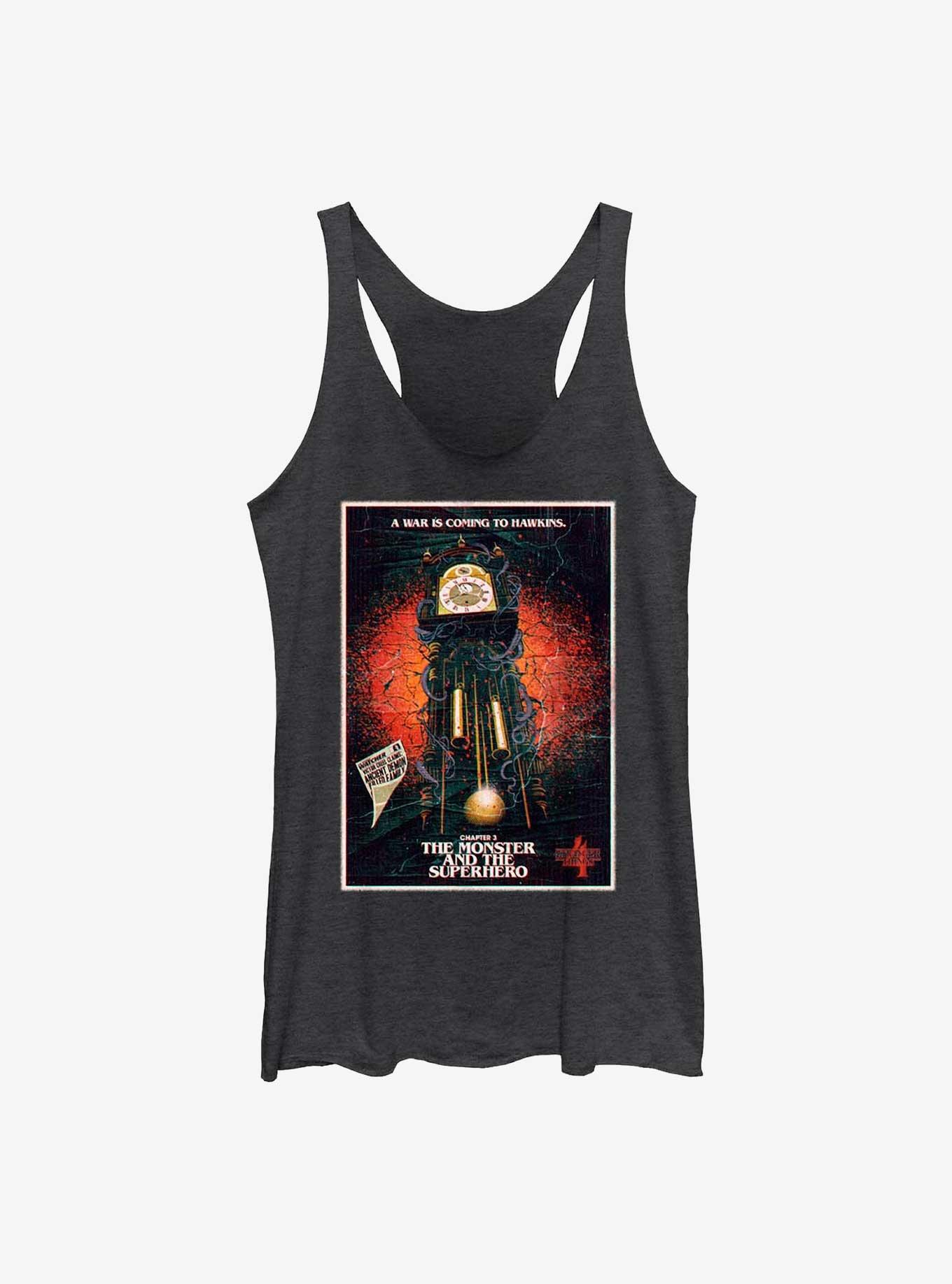 Stranger Things X Butcher Billy The Monster And The Superhero Womens Tank Top, BLK HTR, hi-res