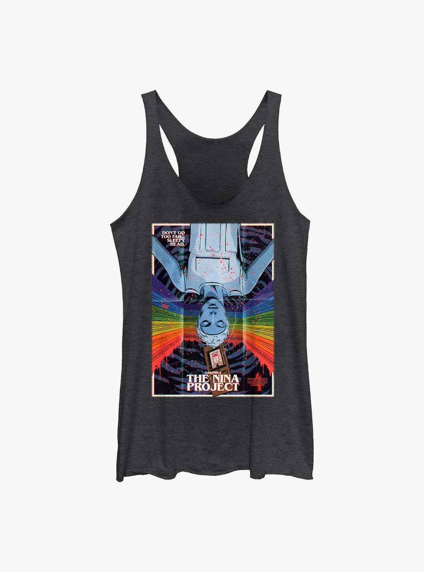 Stranger Things X Butcher Billy The Nina Project Womens Tank Top, BLK HTR, hi-res