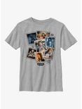 Stranger Things Eddie Collage Youth T-Shirt, ATH HTR, hi-res