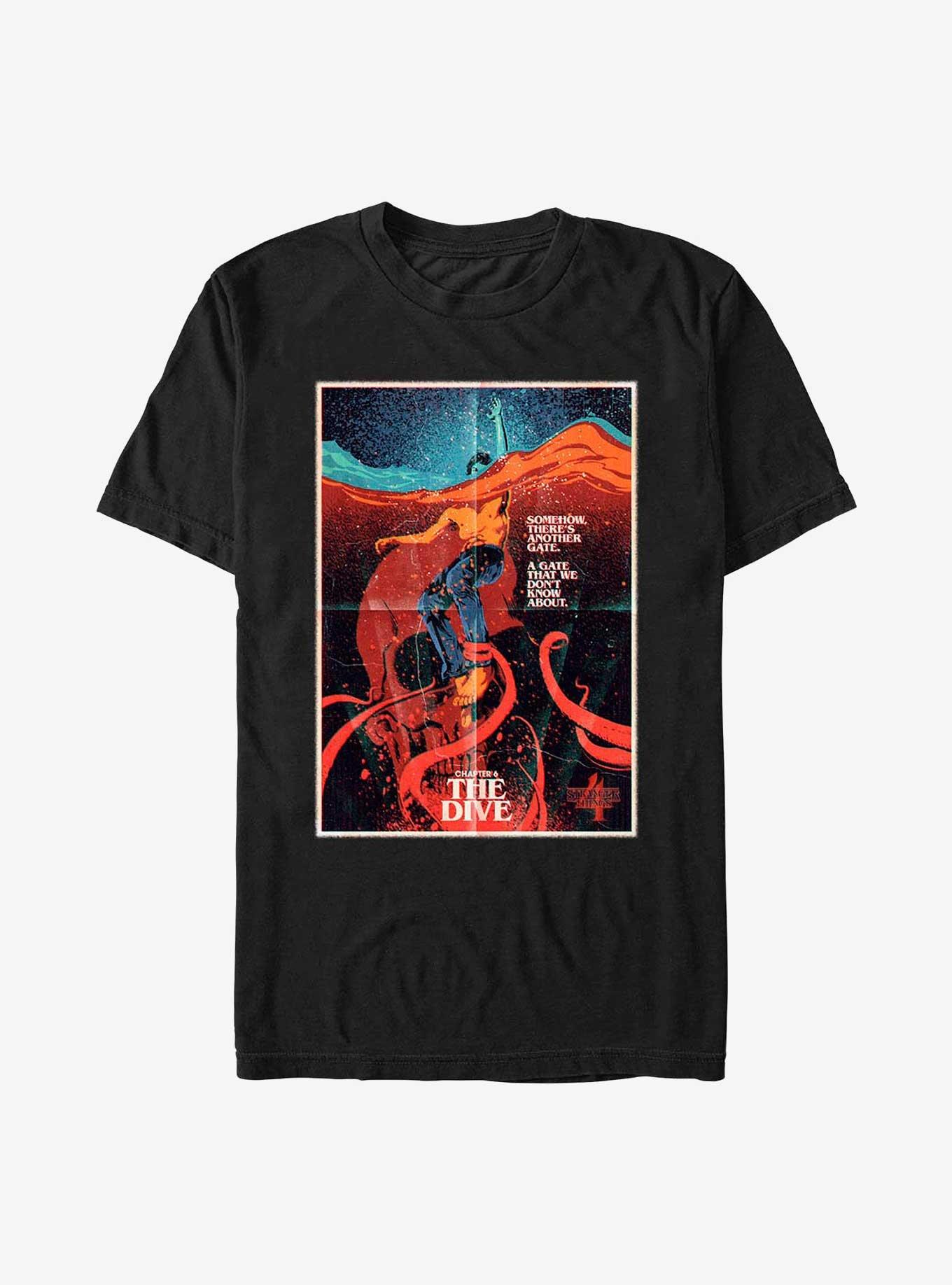 Stranger Things X Butcher Billy The Dive T-Shirt, BLACK, hi-res