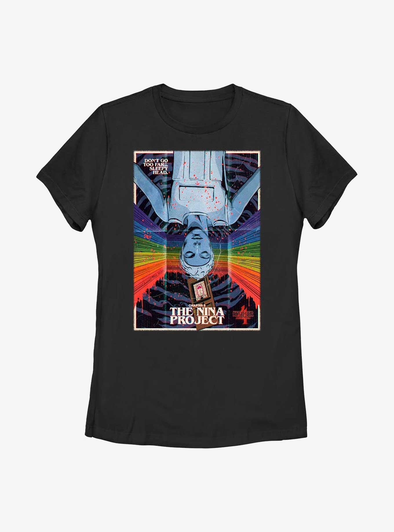 Stranger Things X Butcher Billy The Nina Project Womens T-Shirt, BLACK, hi-res