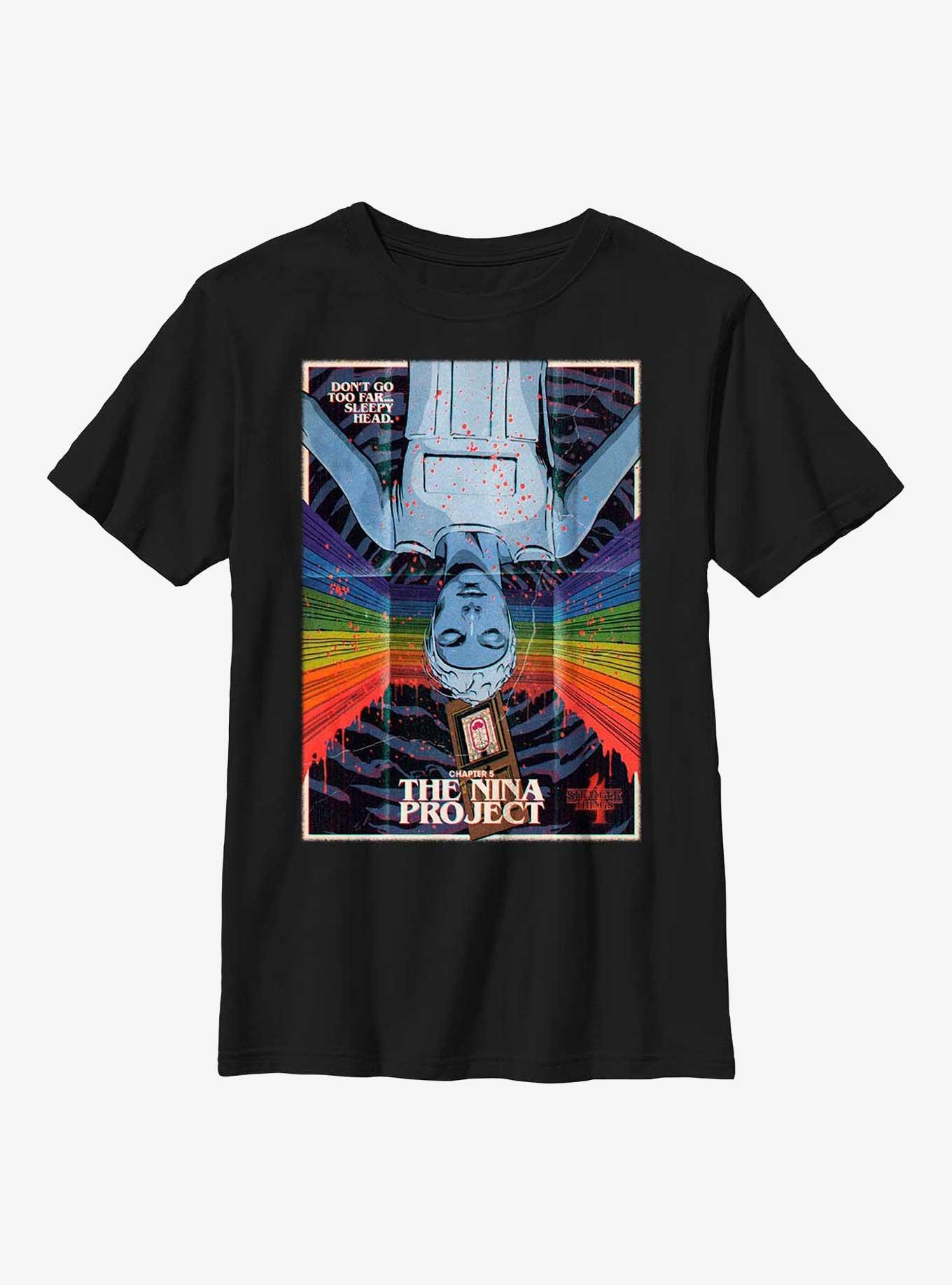 Stranger Things X Butcher Billy The Nina Project Youth T-Shirt, BLACK, hi-res