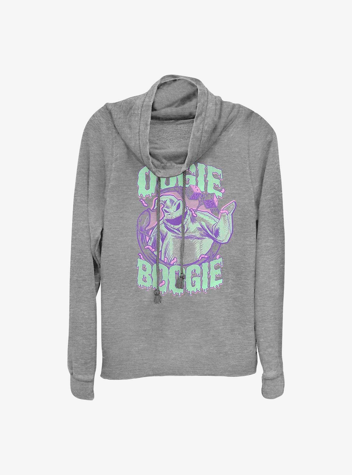 Disney The Nightmare Before Christmas Oogie Boogie Cowl Neck Long-Sleeve Top, , hi-res