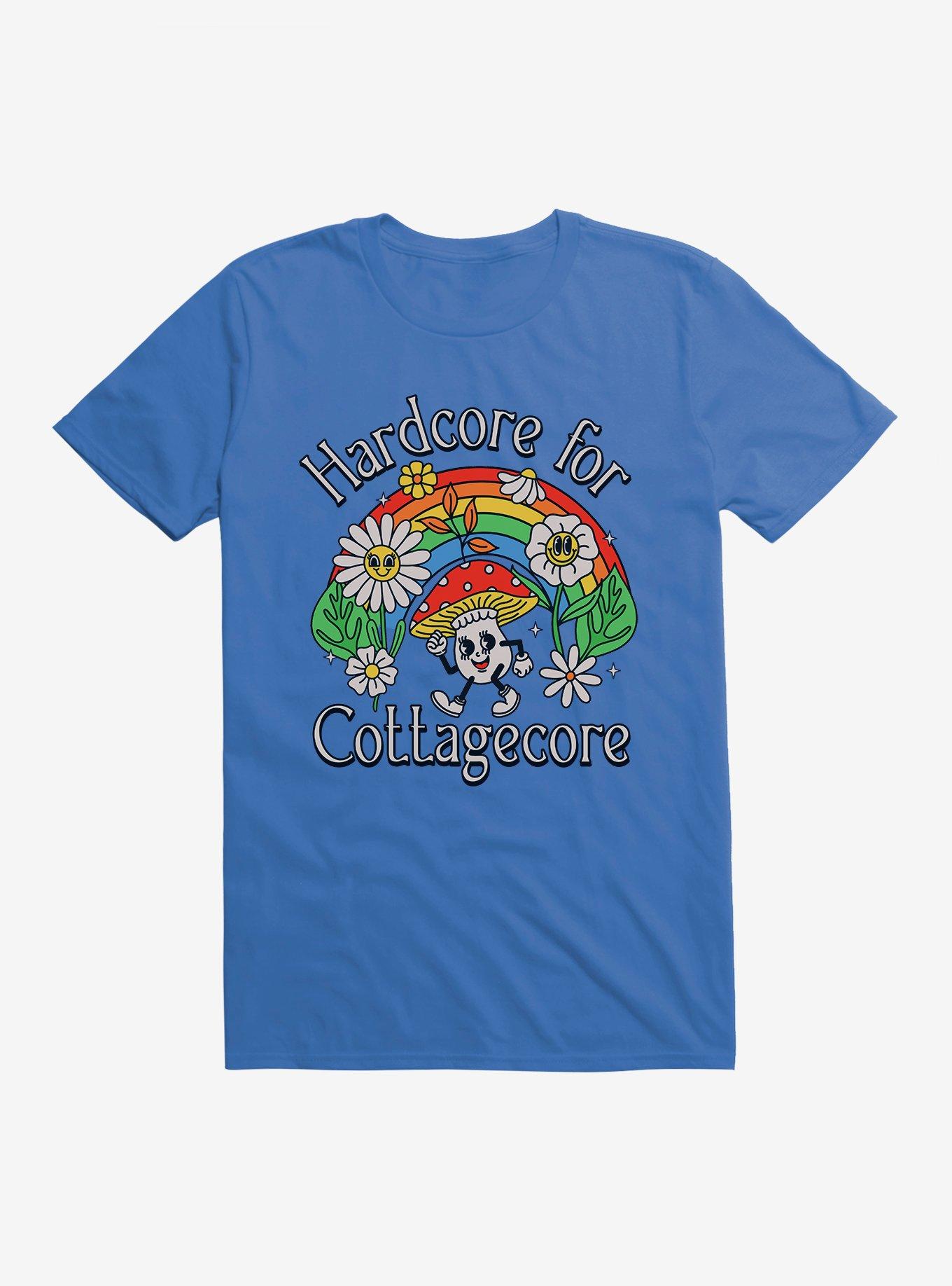 Cottagecore Hardcore T-Shirt, ROYAL, hi-res