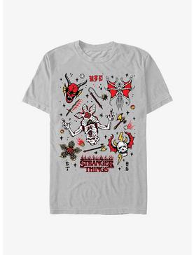 Stranger Things Hellfire Club Doodles T-Shirt, , hi-res