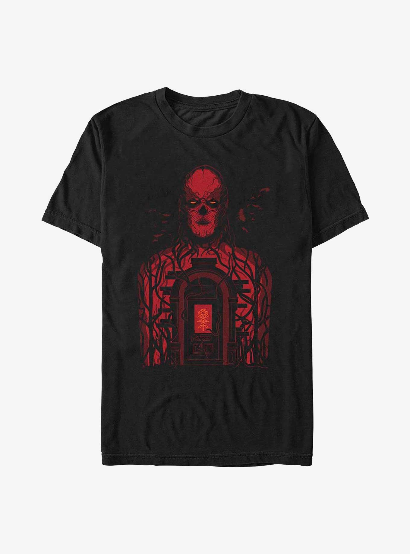 Stranger Things Vecna Door T-Shirt, BLACK, hi-res