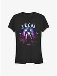 Stranger Things Vecna Dreamy Monster Girls T-Shirt, BLACK, hi-res
