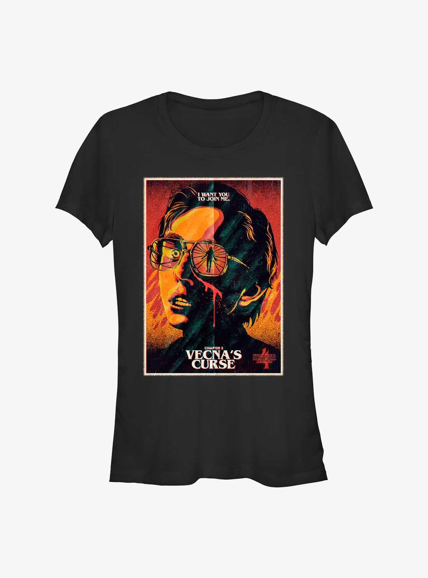 Stranger Things x Butcher Billy Vecna's Curse Girls T-Shirt, BLACK, hi-res