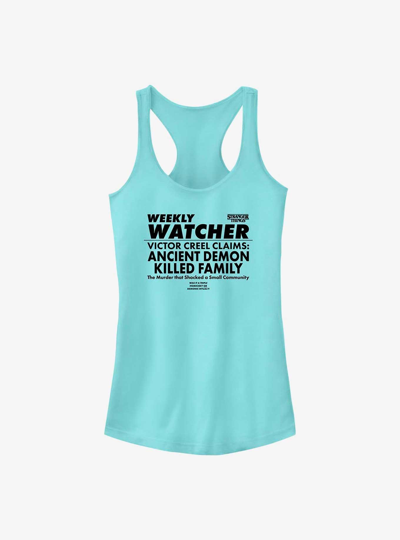 Stranger Things Weekly Watcher Victor Creel Girls Tank, , hi-res