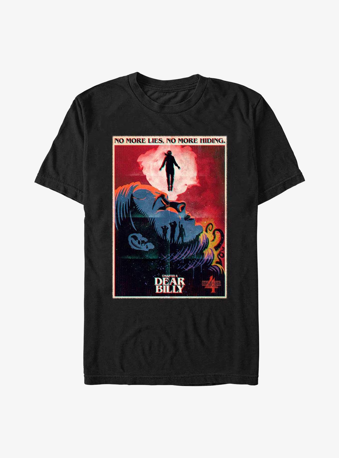 Stranger Things x Butcher Billy Dear Billy T-Shirt, BLACK, hi-res