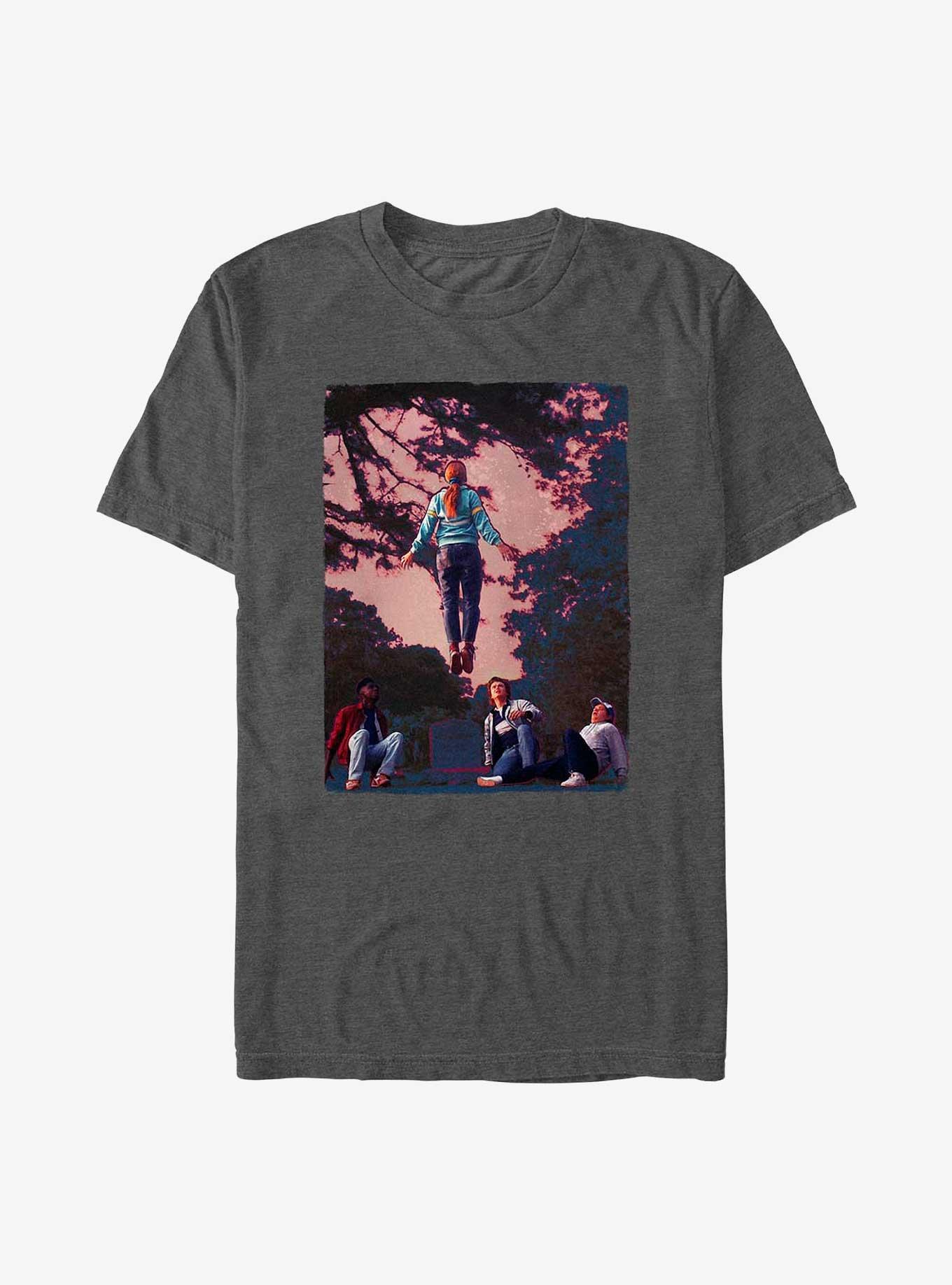 Stranger Things Floating Max T-Shirt, CHAR HTR, hi-res