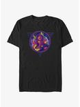 Marvel Thor: Love And Thunder Mighty Jane Foster Portrait Badge T-Shirt, BLACK, hi-res