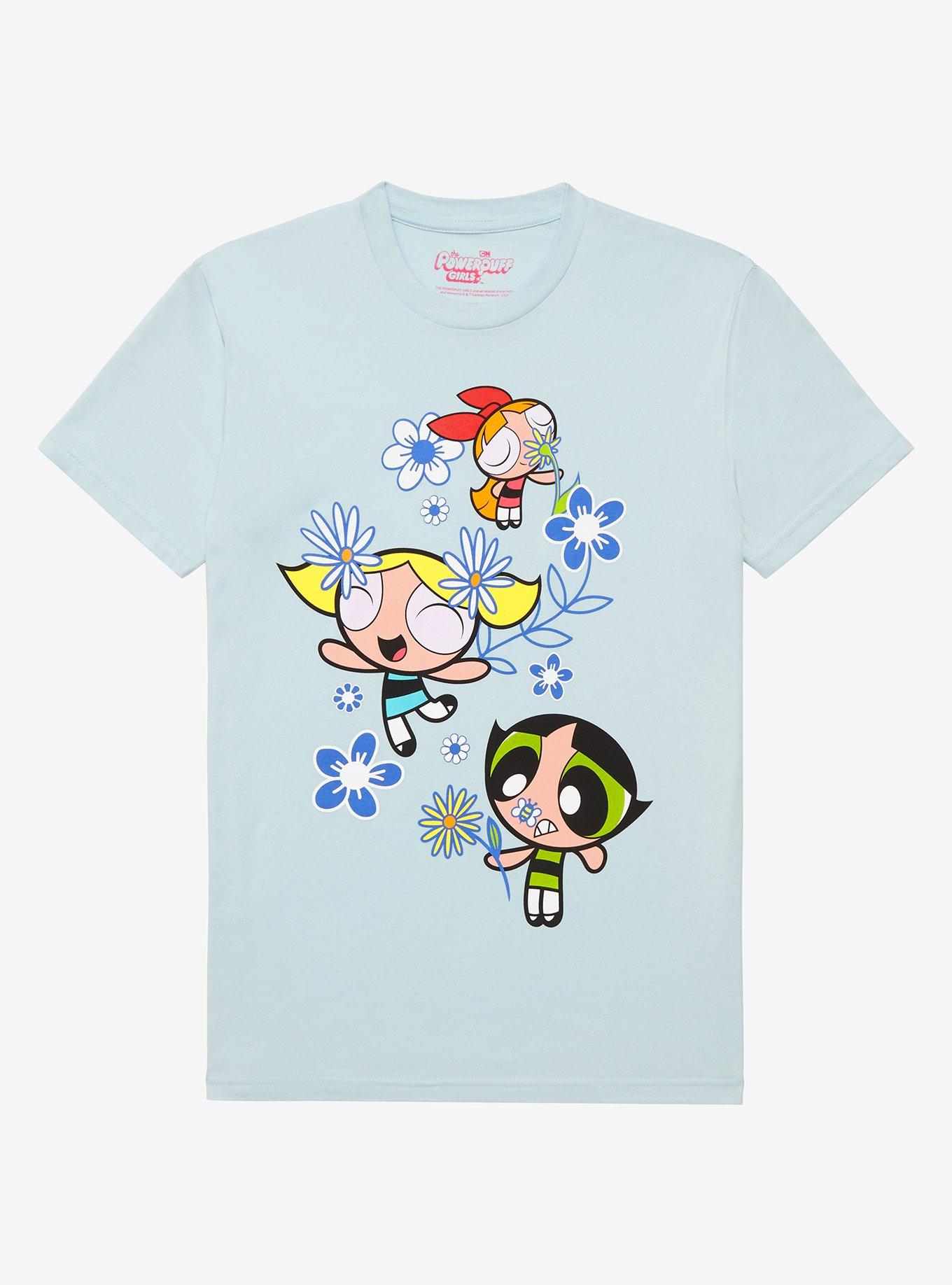 The Powerpuff Girls Flower Boyfriend Fit Girls T-Shirt