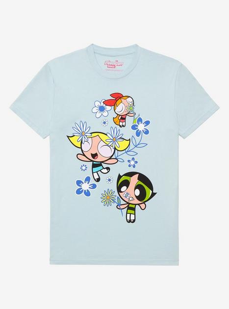 The Powerpuff Girls Flower Boyfriend Fit Girls T-Shirt Hot Topic