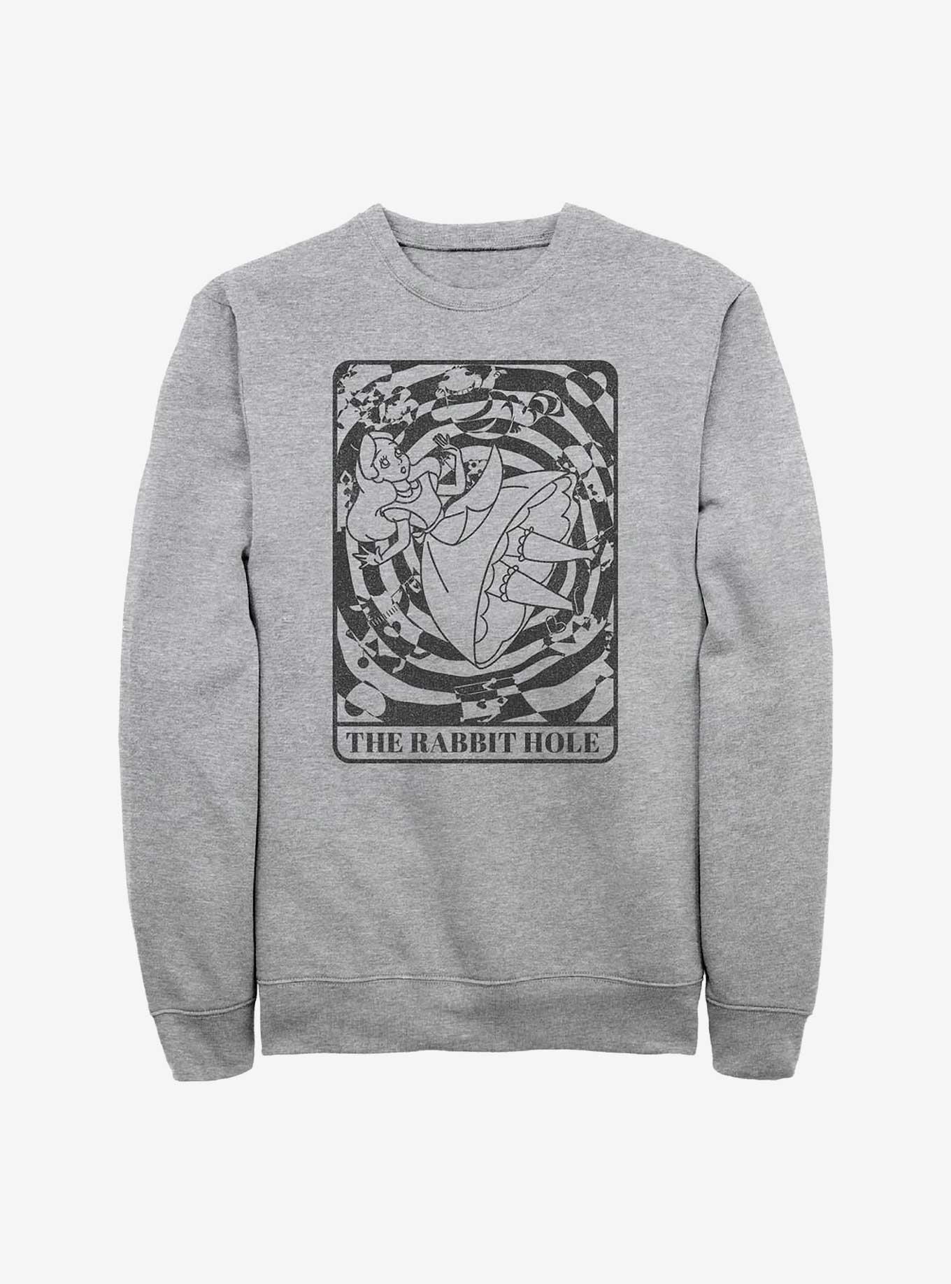 Disney Alice in Wonderland The Rabbit Hole Card Sweatshirt