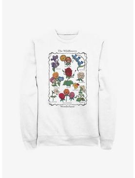 Disney Alice in Wonderland Wildflowers Chart Sweatshirt, , hi-res