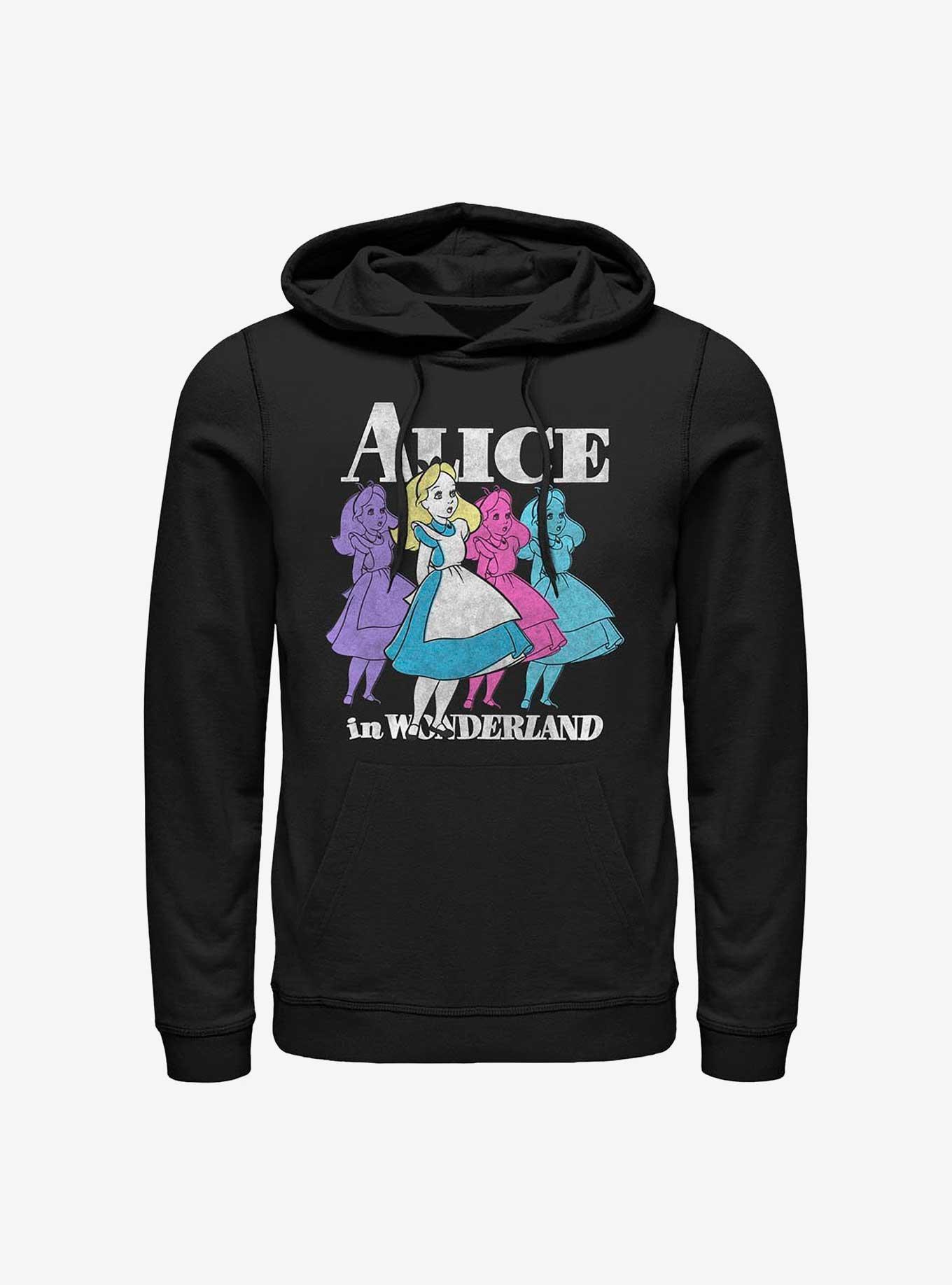 Disney Alice in Wonderland Trippy Alice Hoodie, BLACK, hi-res