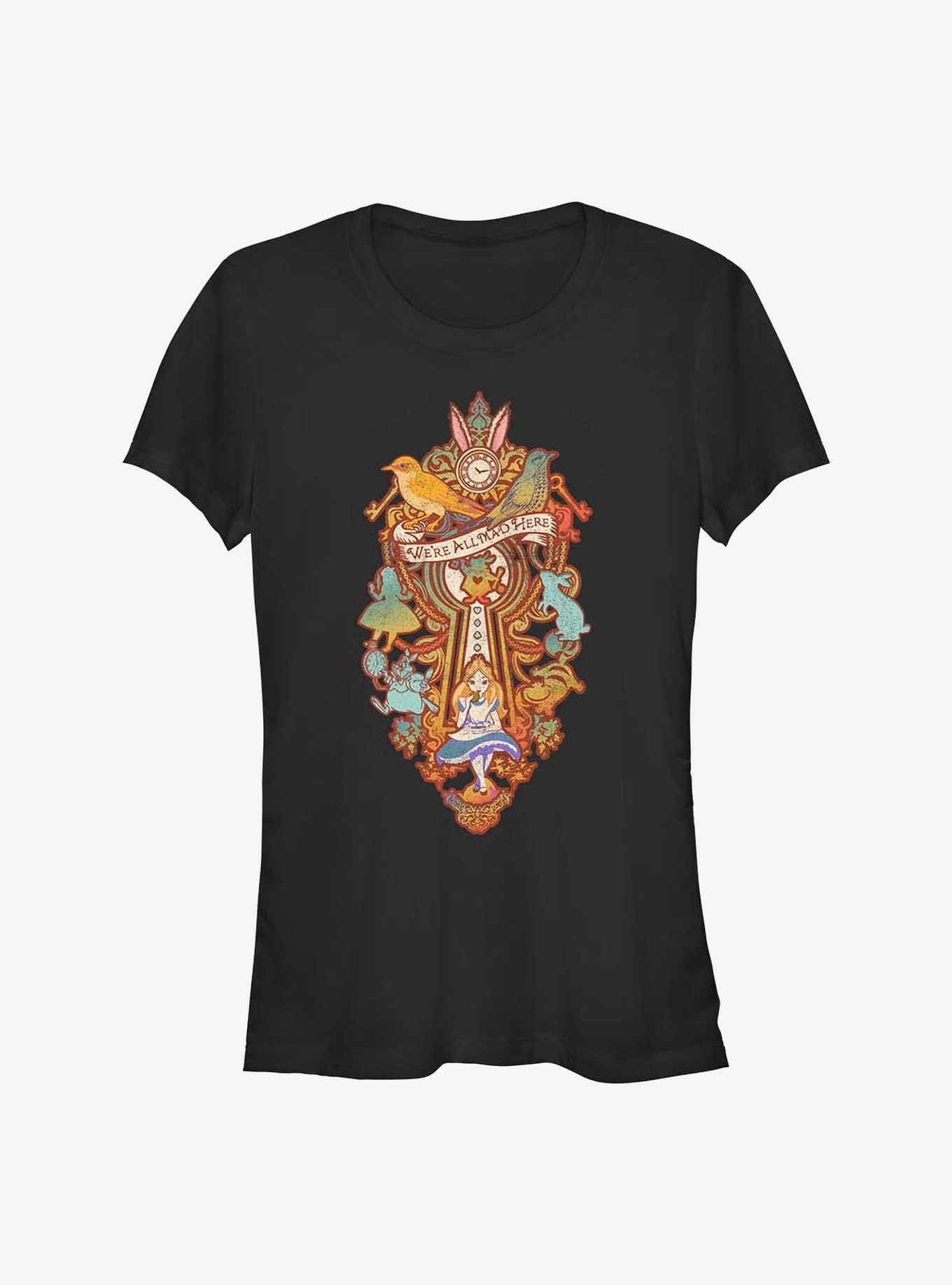 Disney Alice in Wonderland We're All Mad Here Girls T-Shirt, , hi-res