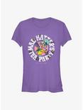 Disney Alice in Wonderland Mad Hatter's Tea Party Girls T-Shirt, PURPLE, hi-res