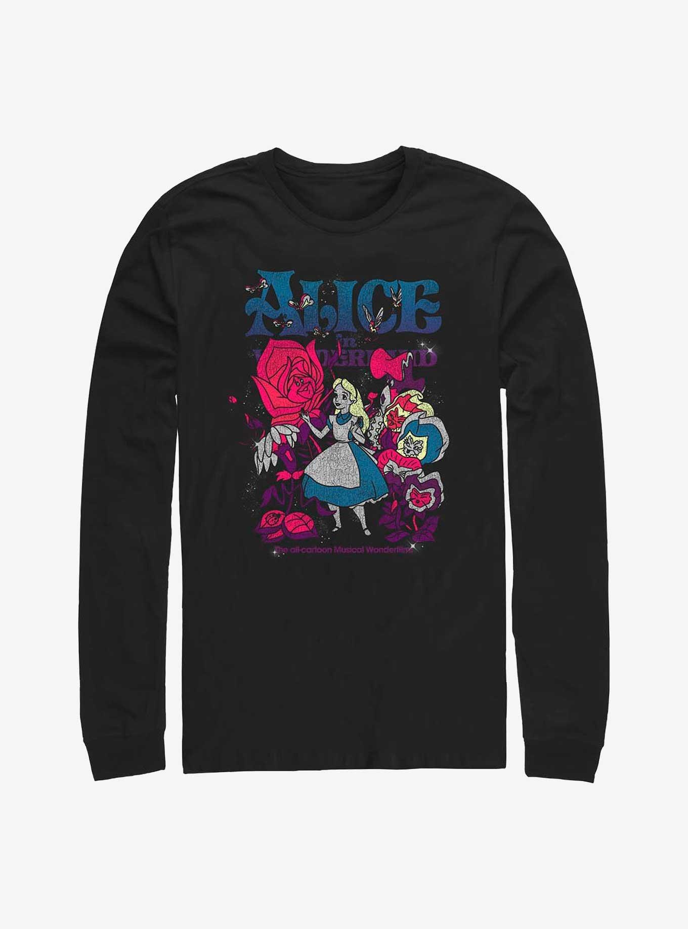 Disney Alice Wonderland Technicolor Long-Sleeve T-Shirt