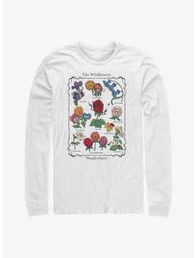 Disney Alice in Wonderland Wildflowers Chart Long-Sleeve T-Shirt, , hi-res