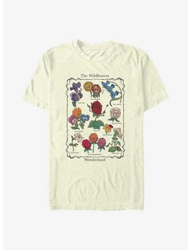 Disney Alice in Wonderland Wildflowers Chart T-Shirt, , hi-res