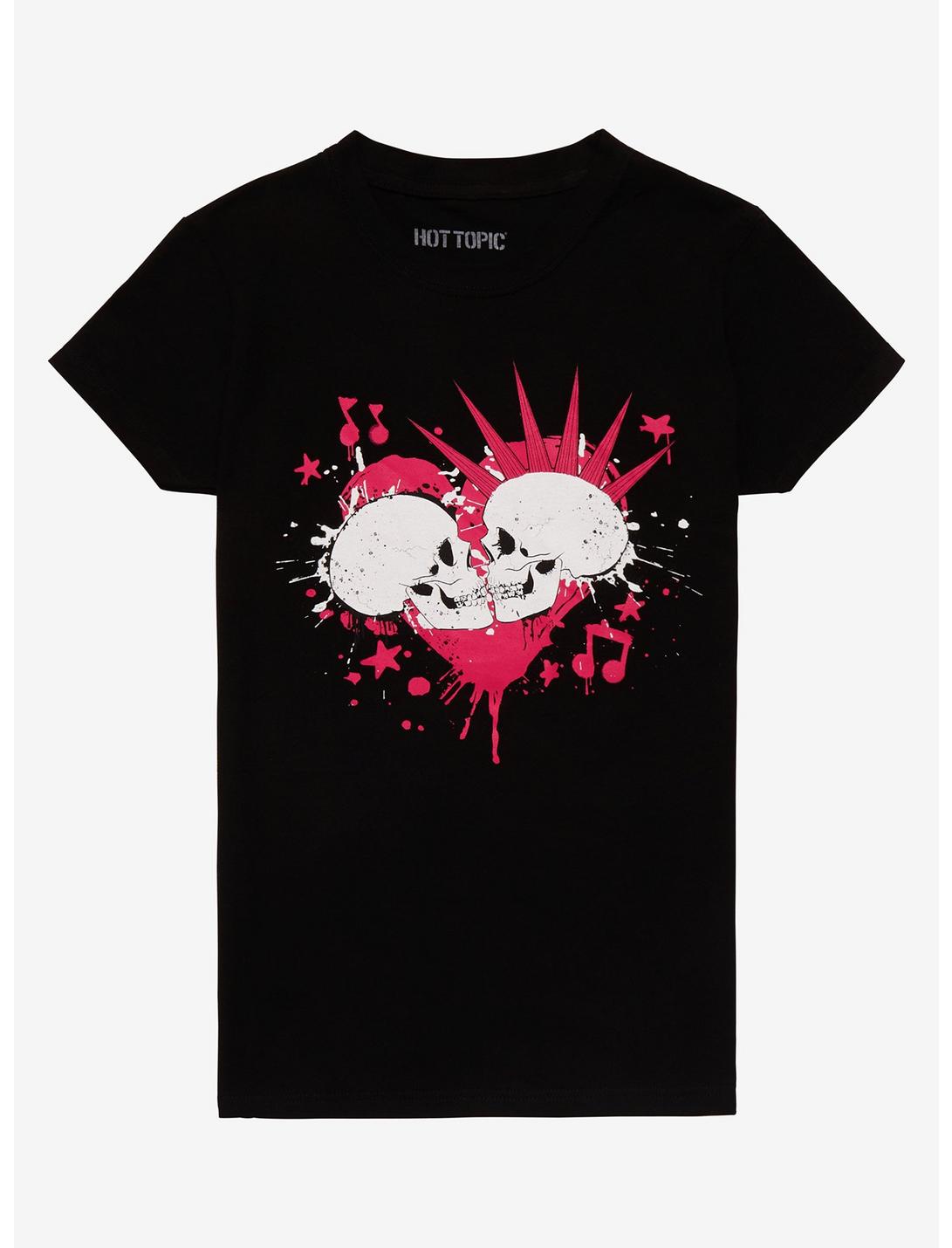 Skull Rock Lovers Girls T-Shirt, MULTI, hi-res