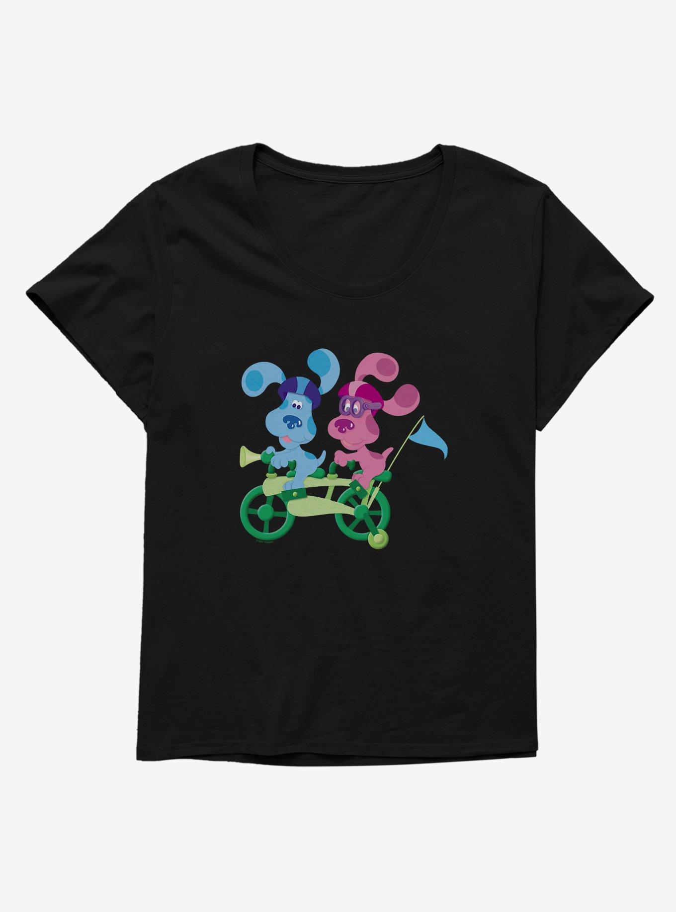 Blue's Clues Blue and Magenta Girls T-Shirt Plus