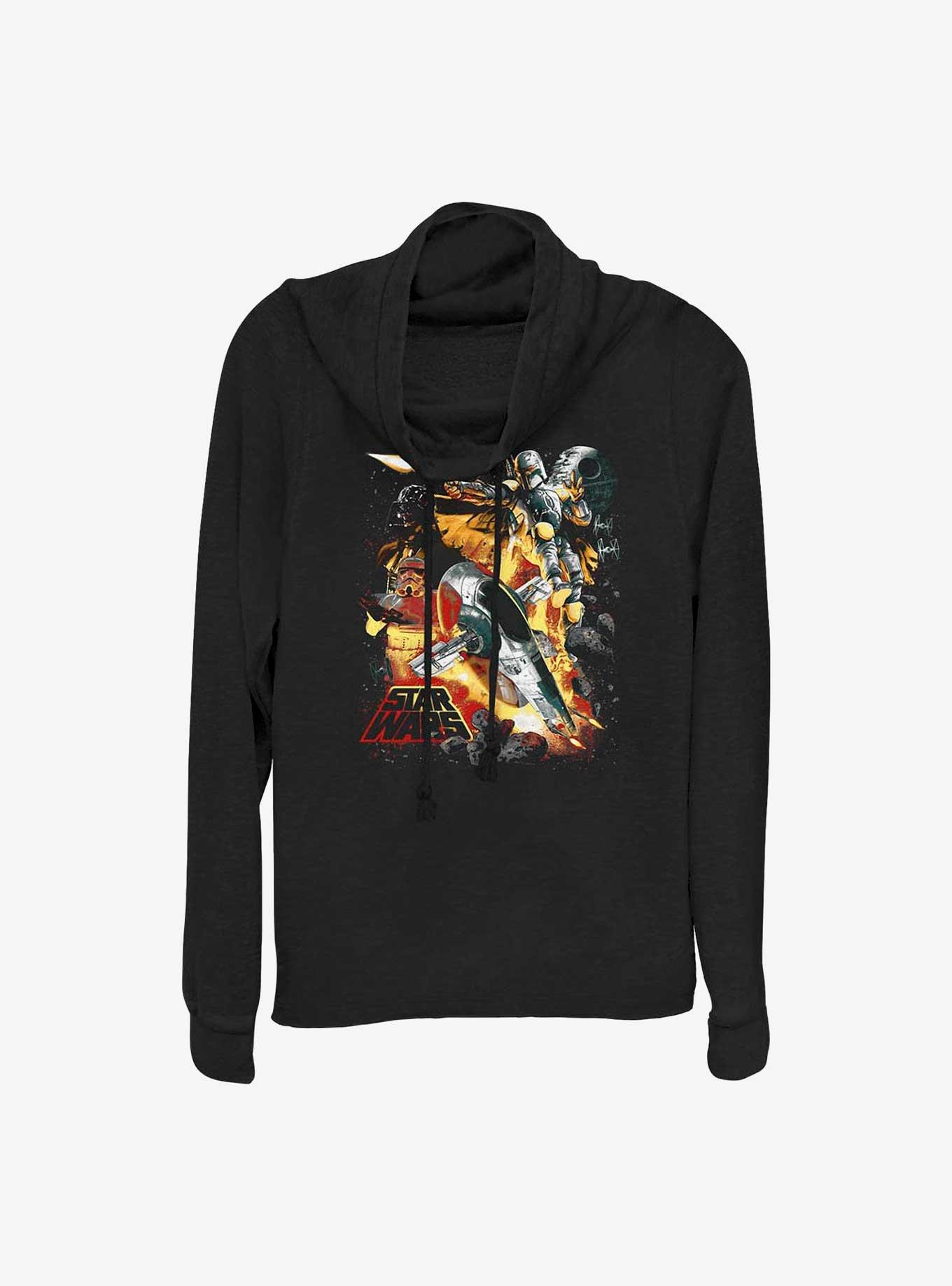 Star Wars Force Hunter Cowl Neck Long-Sleeve Top, , hi-res