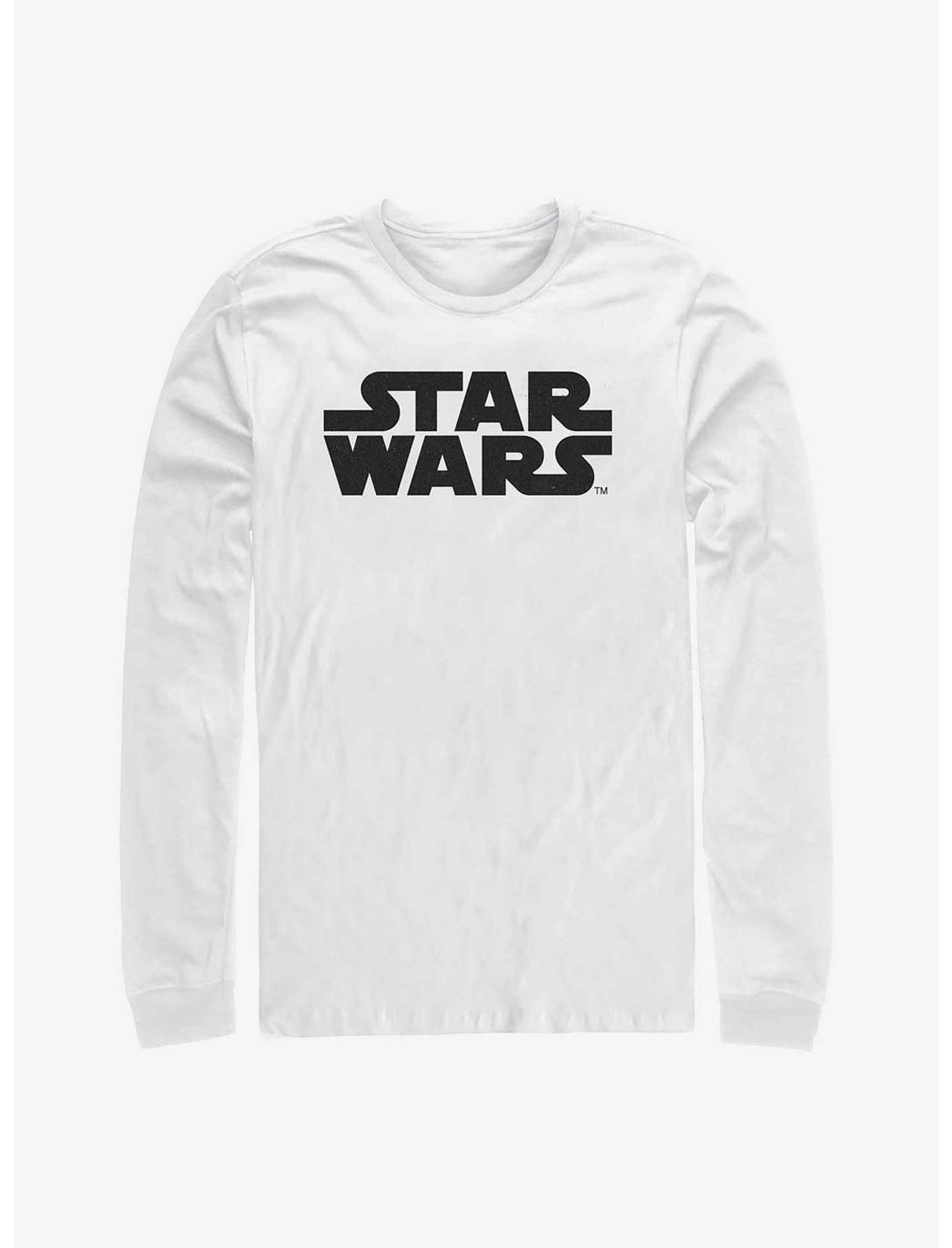 Star Wars Logo Long-Sleeve T-Shirt, WHITE, hi-res