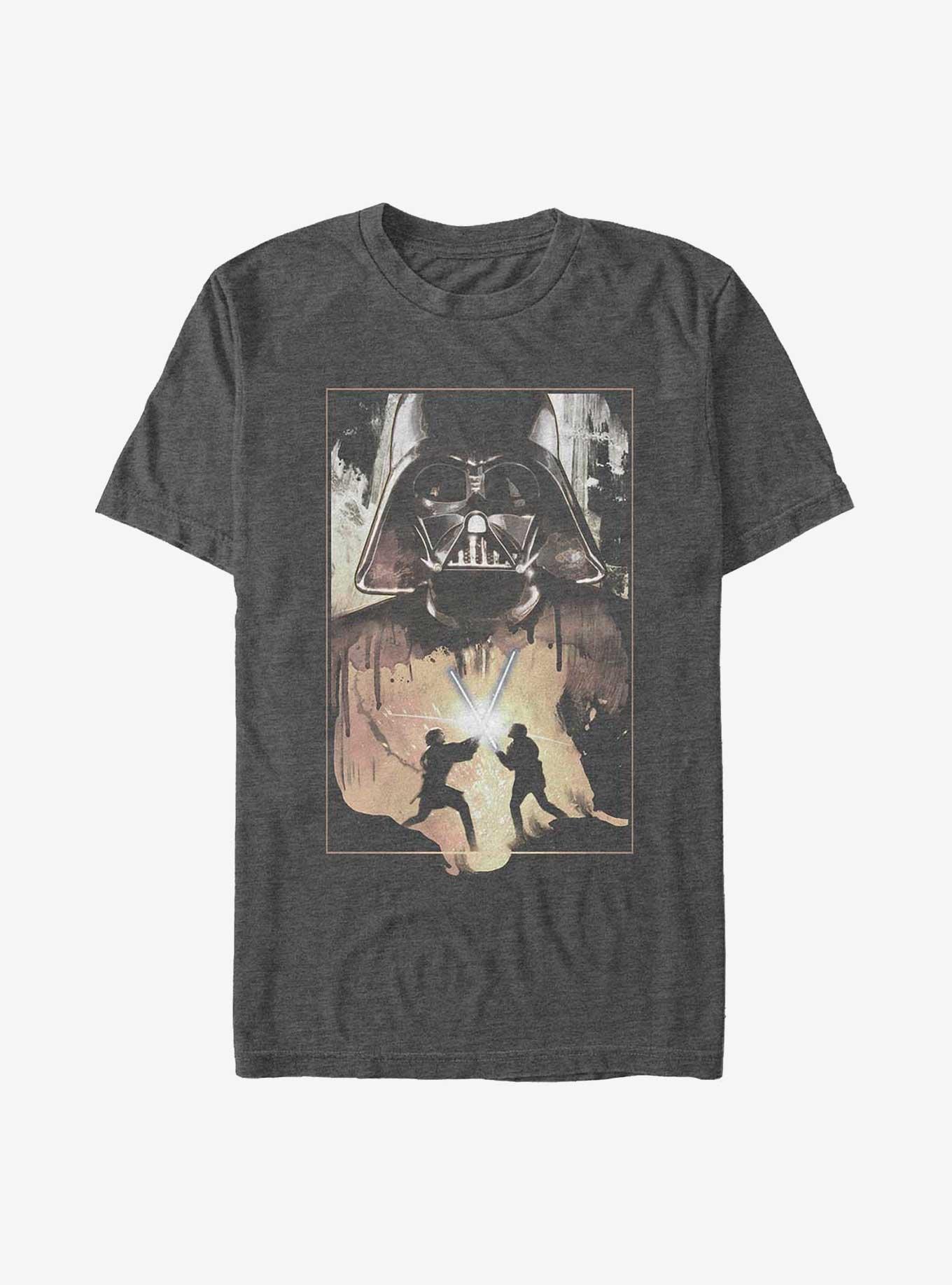 Star Wars Raw Battle T-Shirt, CHAR HTR, hi-res