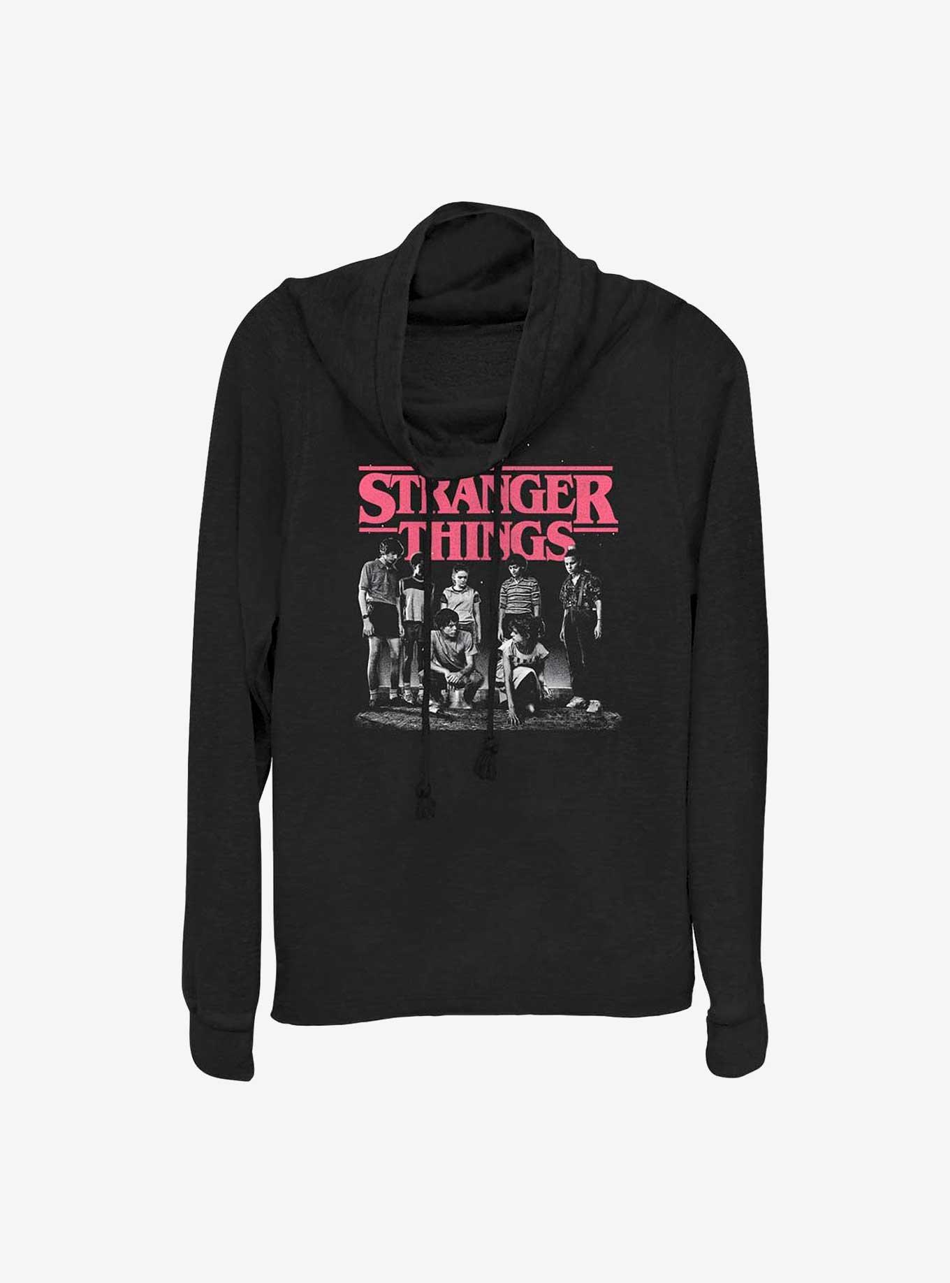 Stranger Things Crew Cowl Neck Long-Sleeve Top, , hi-res
