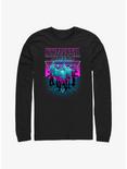 Stranger Things Neon Group Long-Sleeve T-Shirt, BLACK, hi-res