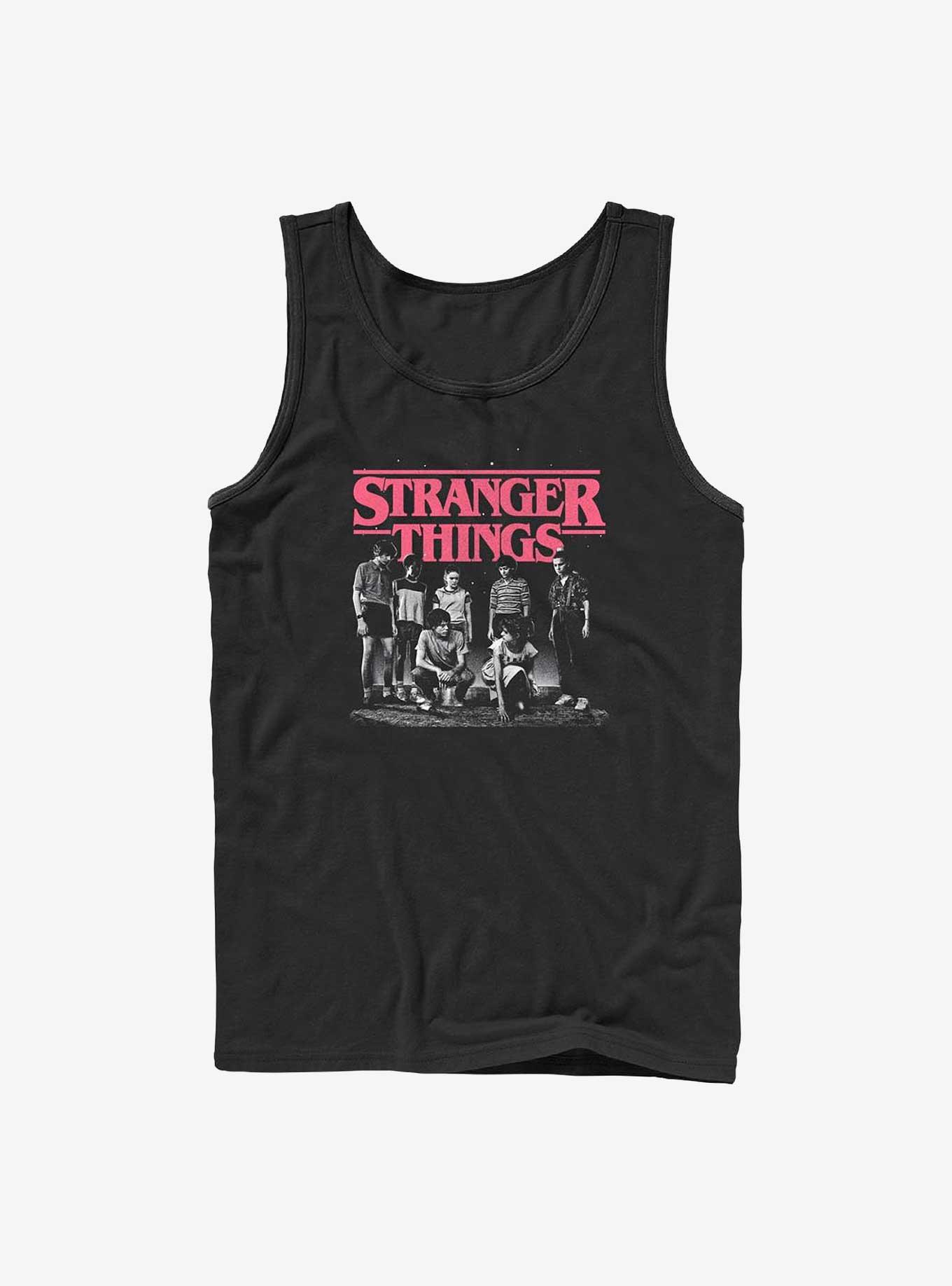 Stranger Things Crew Tank, BLACK, hi-res