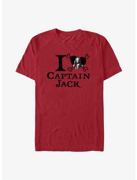 Disney Pirates of the Caribbean Captain Jack Love T-Shirt, , hi-res